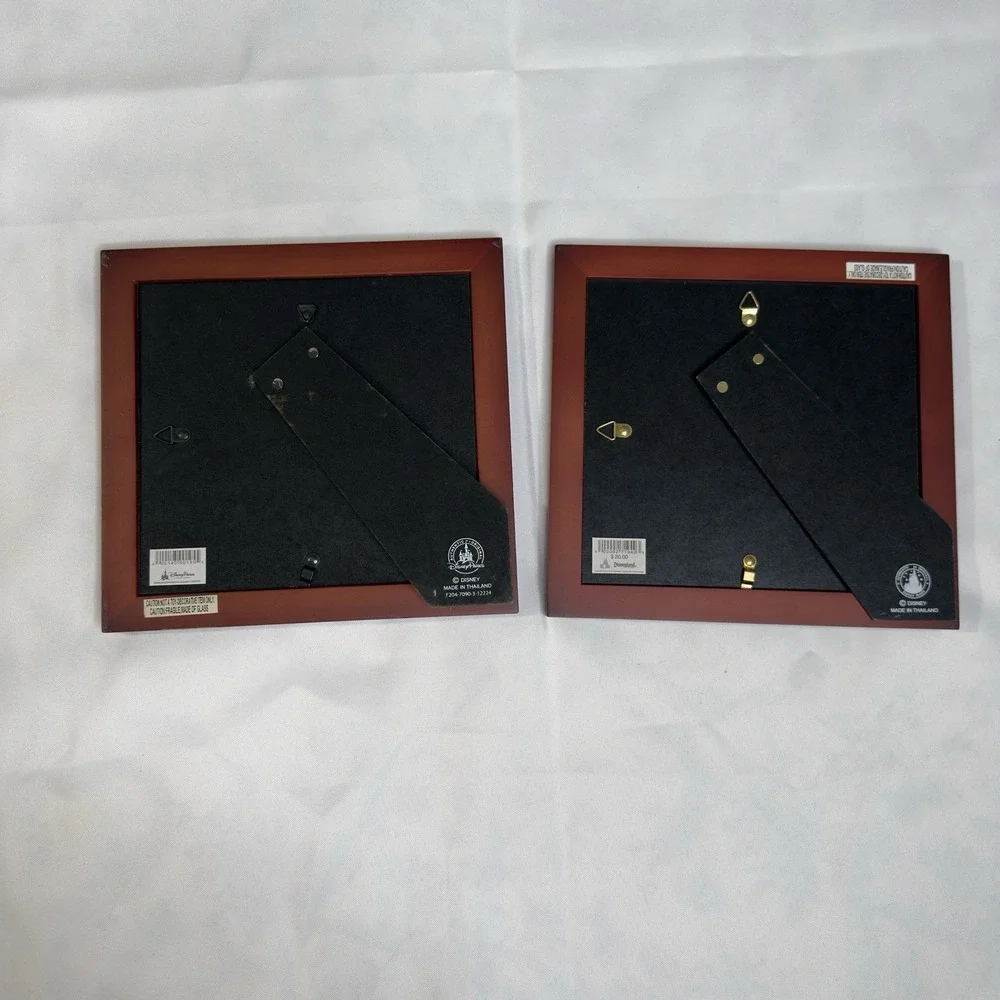 Disney Parks Mickey Mouse Multi Photo Collage Picture Frame Thailand Wood